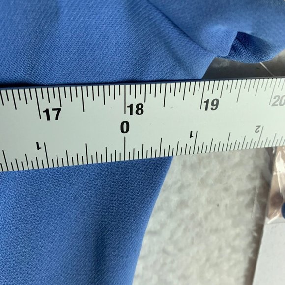 Nanette Lepore Womens Puffed Blue Fitted Dress Size 12 New with Defects 8281 - Picture 3 of 13